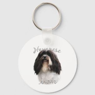 Havanese Mom 2 Keychain
