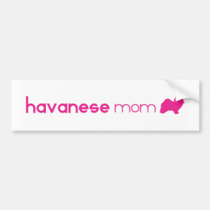 Havanese Mom Bumper Sticker