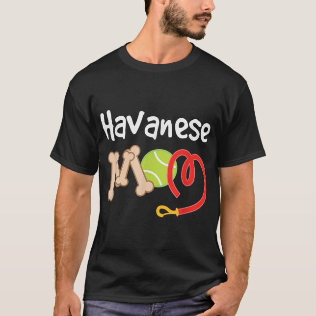 Havanese Mom Cute Dog Gift T-Shirt (Front)