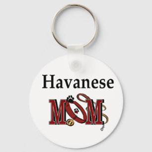 Havanese MOM Gifts Keychain
