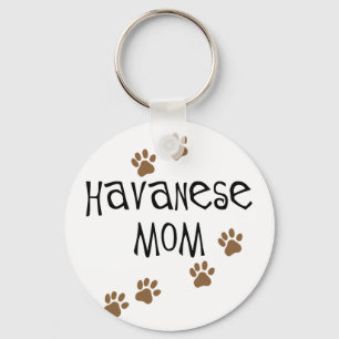 Havanese Mom Keychain