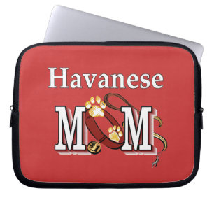 Havanese Mom Laptop Sleeve