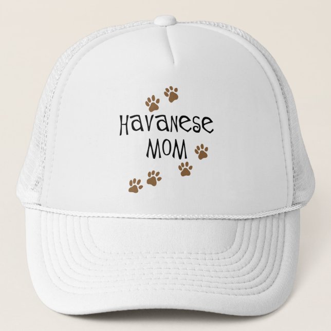 Havanese Mom Trucker Hat (Front)