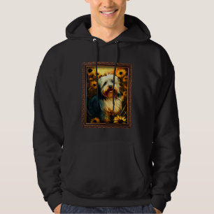 Havanese Painting Sunflower Flower Mom Women Flora Hoodie