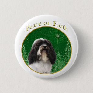 Havanese Peace 2 Inch Round Button