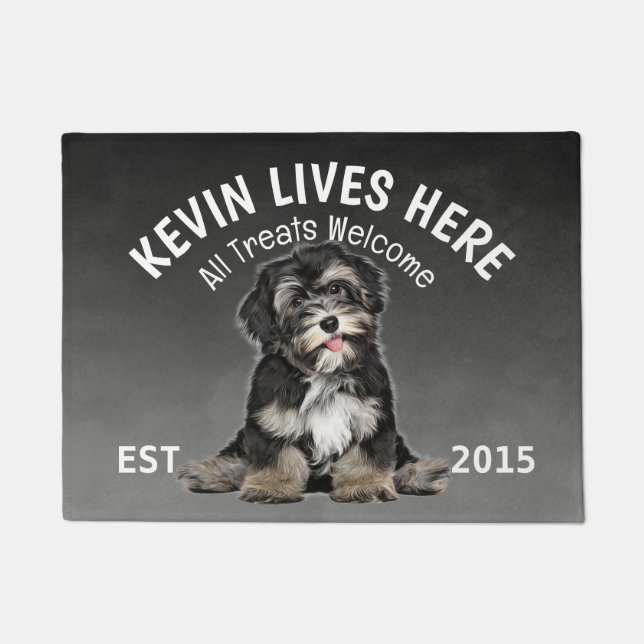 Havanese Personalized Dog Lover  Doormat (Front)