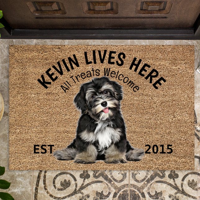 Havanese Personalized Dog Lover  Doormat (Creator Uploaded)