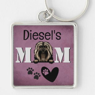 Havanese Personalized Peeking Keychain