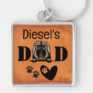 Havanese Personalized Peeking Keychain