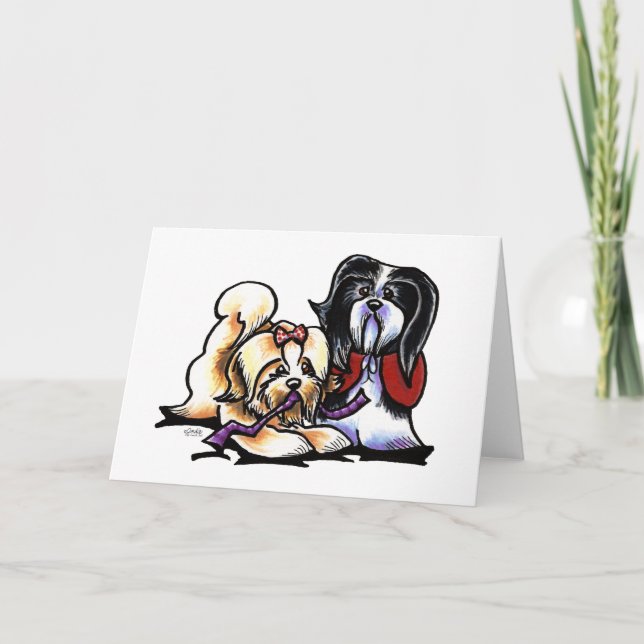 Havanese Playmates Card (Front)