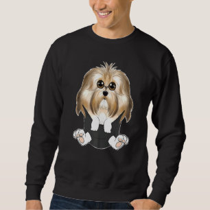 Havanese Puppy In Pocket I Cute Havanese Sweatshirt