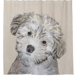 Havanese Puppy Painting - Cute Original Dog Art