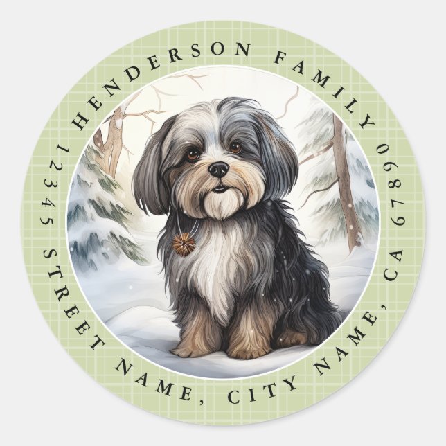 Havanese Round Stickers (Front)