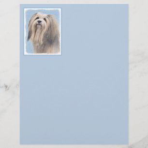 Havanese (Silver) Painting - Cute Original Dog Art