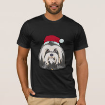 Havanese Terrier Christmas Hat Dog Big