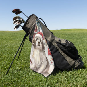 Havanese Winter Wonderland Christmas Joy Golf Towel