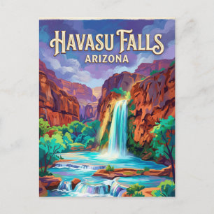 Havasu Falls USA Postcard