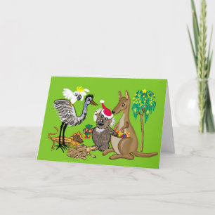 Have a beary Ozzie Christmas Holiday Card