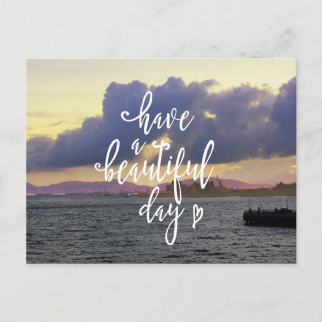 have a beautiful day photo card (Front)