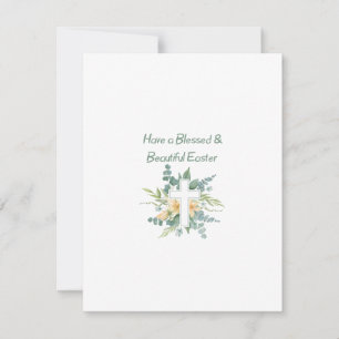 Have a Blessed and Beautiful Easter on a Holiday Card