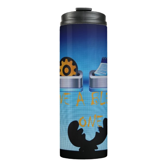 Have a Blessed Merry Christmas – A Festive Digital Thermal Tumbler (Front)
