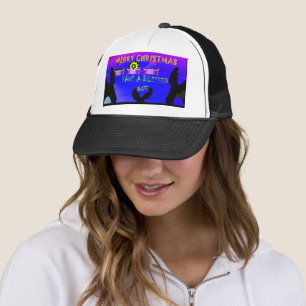 Have a Blessed Merry Christmas – A Festive Digital Trucker Hat