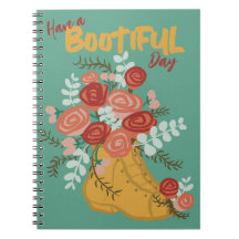 Have a Bootiful Day - Inspirational Notebook