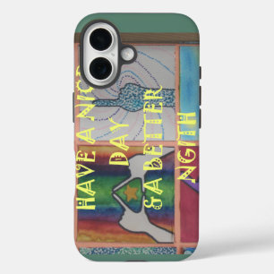 Have a Colourful Nice Day and a Better Night iPhone 16 Case
