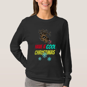 Have A Cool Christmas Reindeer Christmas T-Shirt