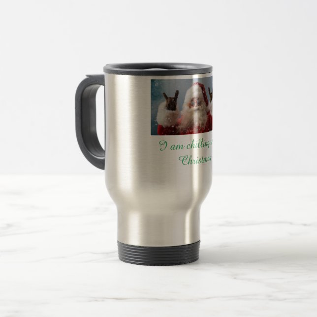 Have A Cool Christmas Travel Mug (Front Left)