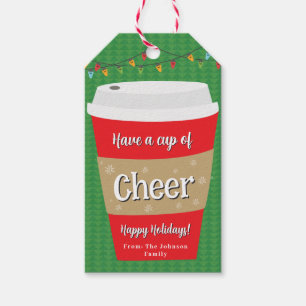 Have a cup of Cheer Coffee Gift Tag
