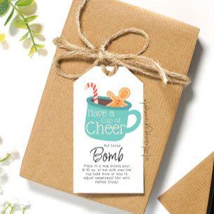 Have a Cup of Cheer Hot Cocoa Bomb Gift Tags