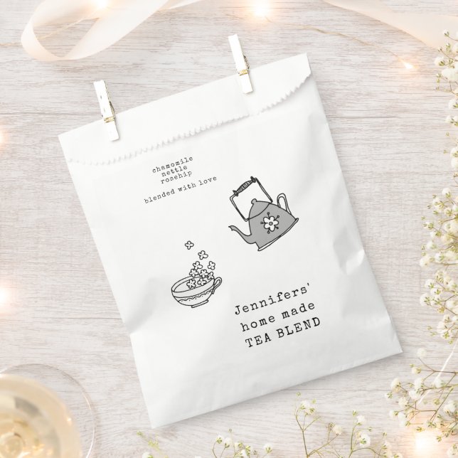 Have A Cup Of Tea | Personalized Favour Bags (Clipped)