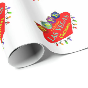 HAVE A Fabulous Las Vegas Christmas Wrapping Paper