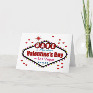 Have A Fabulous Valentine's Day In Las Vegas Card
