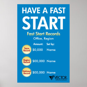 Have A Fast Start Poster