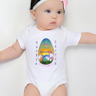 Have a Fun Sunny Memorable Easter Personalized Baby Bodysuit