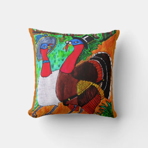 HAVE A FUN THANKSGIVING     THROW PILLOW