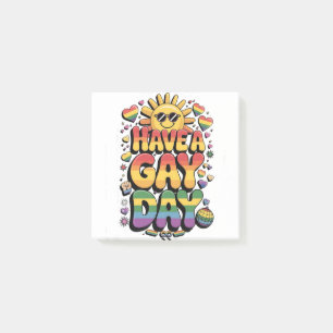 Have a Gay Day LGBT Pride Month Post-it Notes
