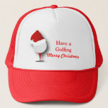 Have a Golfing 🏌️‍♂️ Christmas Trucker Hat<br><div class="desc">Christmas Golf Hat. ⭐99% of my designs in my store are done in layers. This makes it easy for you to resize and move the graphics and text around so that it will fit each product perfectly. 📌IMPORTANT (Please be sure to "Design" your order "EXACTLY" how you want it before...</div>