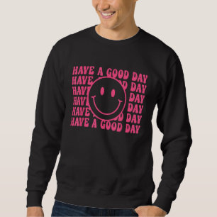 Have A Good Day Retro Tshirt - Smile Face Preppy A