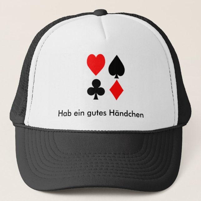 Have a good hand trucker hat (Front)