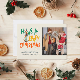 Have a Goofy Christmas Holiday Photo Card