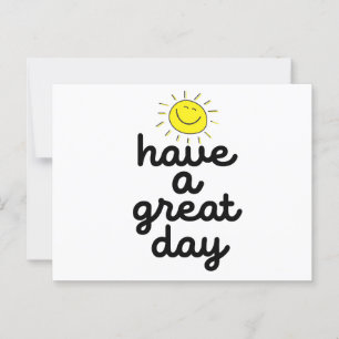 have a great day postcard