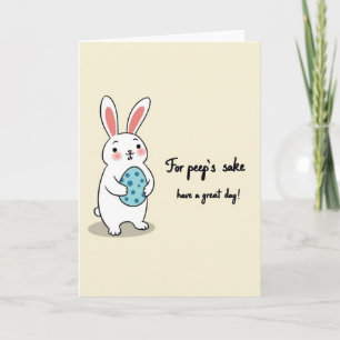 Have A Great Day Rabbit Card
