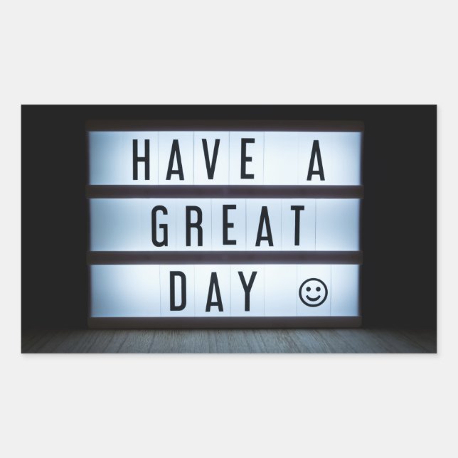 Have a great day sticker (Front)
