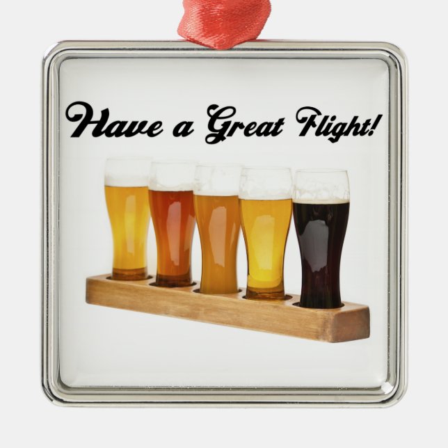 Have a Great Flight Metal Ornament (Front)