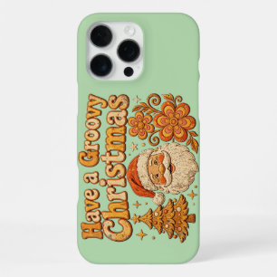 Have a Groovy Christmas Retro Santa T-Shirt  iPhone 16 Pro Max Case
