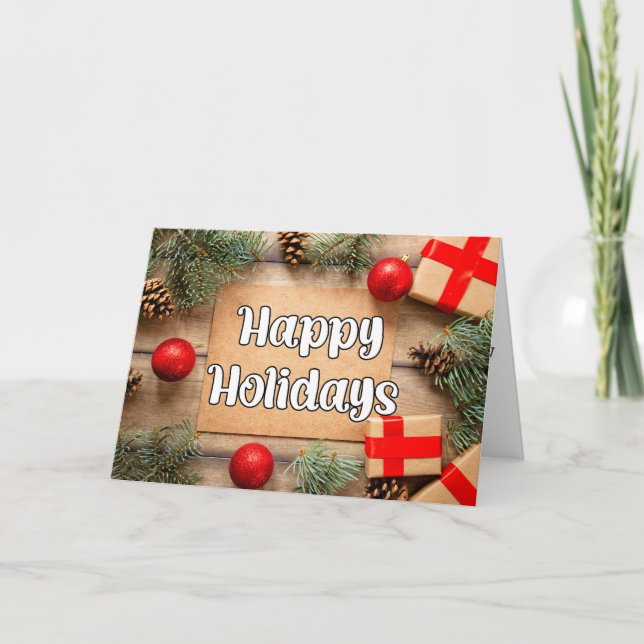 Have A Happy Holiday & Happy New Year Card (Front)