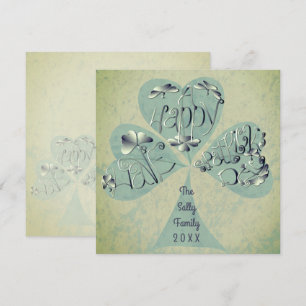 "Have a Happy St. Patrick's Day" Hand-written Than Thank You Card